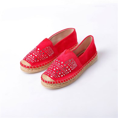 Sadie Kırmızı Renkli Kadın Babet Ayakkabı