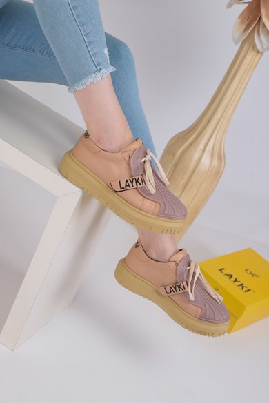Adrian Bej Renkli Kadın Sneaker Ayakkabı
