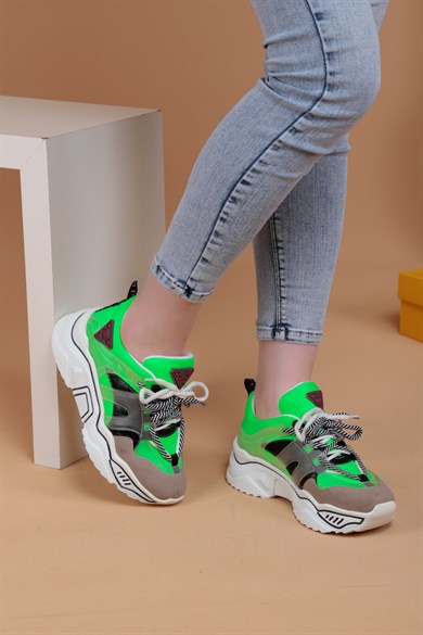 017010140000001laykiYürüyüş Ayakkabısılayki.com | Annabel Yeşil Renkli Spor Ayakkabı Annabel Yeşil Renkli Spor Ayakkabı