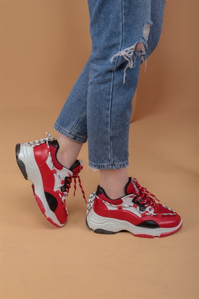 103010400000001laykiSneakerlayki.com | Arya Kırmızı Renkli Kadın Spor Ayakkabı Arya Kırmızı Renkli Kadın Spor Ayakkabı