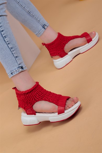 345010060000001laykiSandaletlayki.com | Blisse Kırmızı Renkli Kadın Sandalet Blisse Kırmızı Renkli Kadın Sandalet