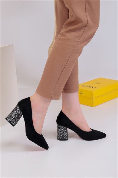 270010000000001laykiOrta Topuklulayki.com | Kharos Siyah Renkli Kadın Topuklu Ayakkabı  Kharos Siyah Renkli Kadın Topuklu Ayakkabı 