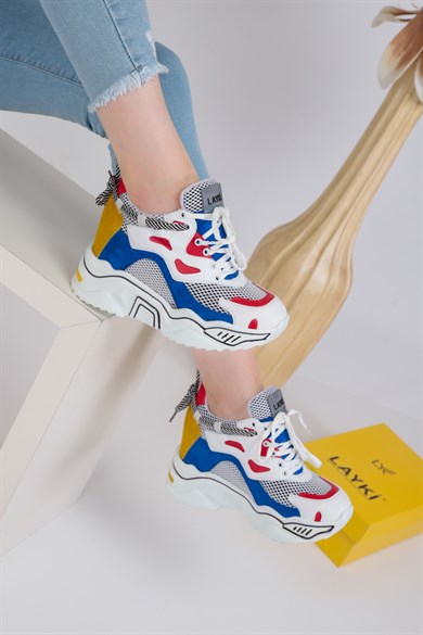 017010110000001laykiYürüyüş Ayakkabısılayki.com | Layki 017011 file deri desenli spor ayakkabı Andromeda Çeşitli Renkli Yüksek Taban Kadın Spor Ayakkabı 