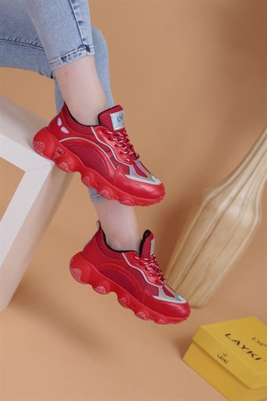 103010270000001laykiYürüyüş Ayakkabısılayki.com | Lolan Kırmızı Renkli Kadın Spor Ayakkabı  Lolan Kırmızı Renkli Kadın Lux Spor Ayakkabı 