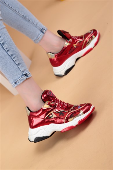 Trisha Kırmızı Renkli Kadın Spor Ayakkabı 