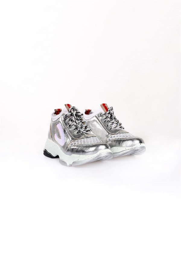 Ursa Gümüş Renkli Kadın Spor Ayakkabı 